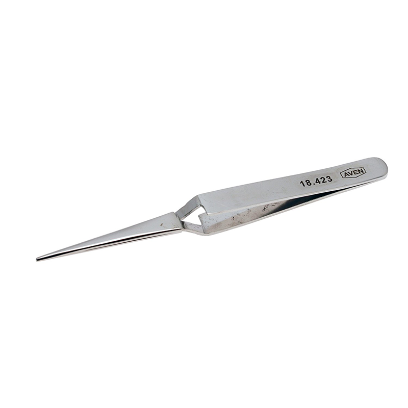 Aven 18423 Narrow Short Self Locking Tweezers