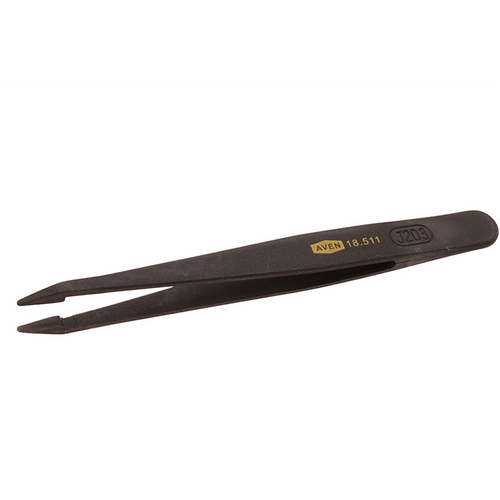 Aven 18511 P2A Straight Flat Rounded Tweezers