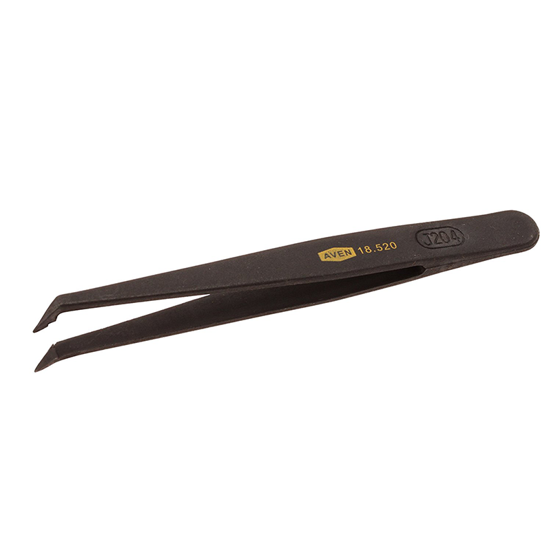 Aven 18520 6A Very Fine Angulated Plastic Tweezers