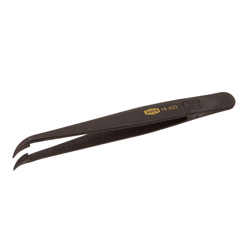 Aven 18523 7 Fine Curved Plastic Tweezers