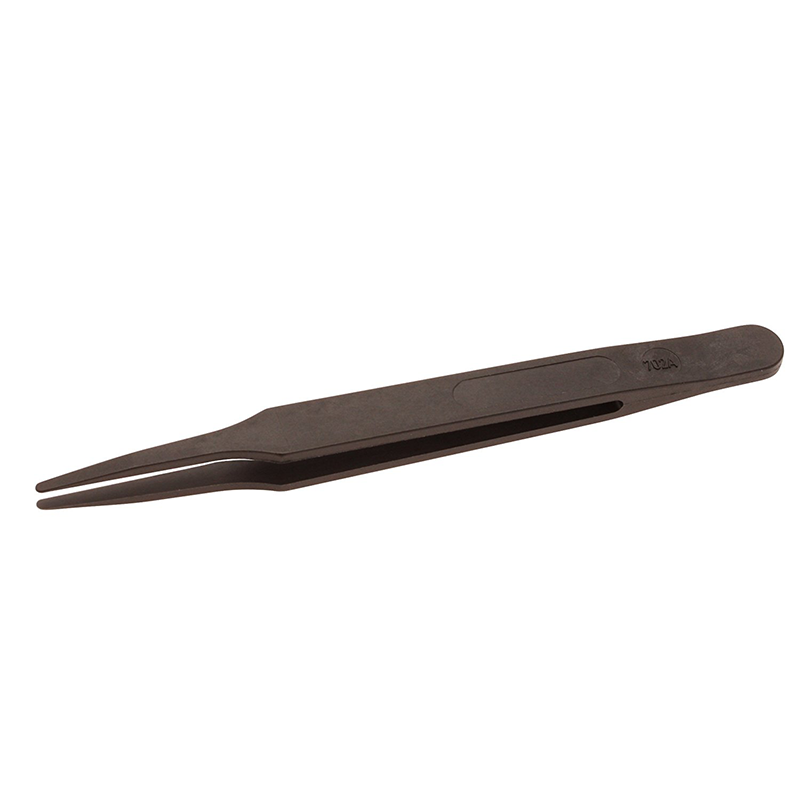 Aven 18531 ESD 702A Straight, Flat Plastic Tweezers