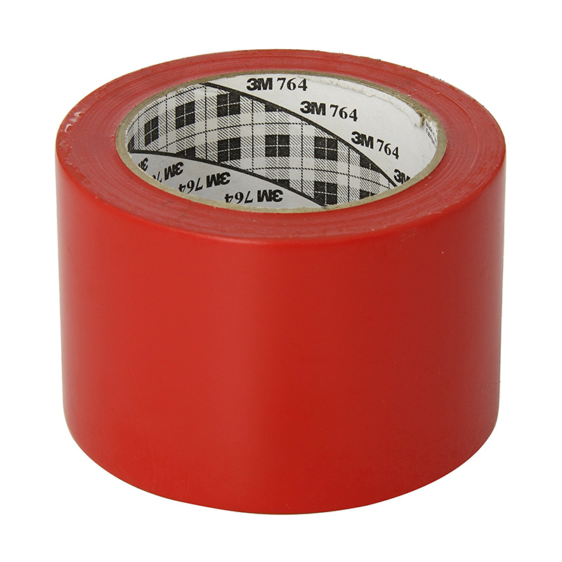 3M 764 (21200434266) General Purpose Red Vinyl Tape 3