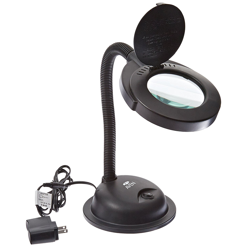 Aven 26507-XL5 OptiVue 5-Diopter LED Magnification Desk Lamp