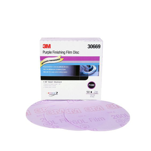 3M 30669 Hookit Purple 6