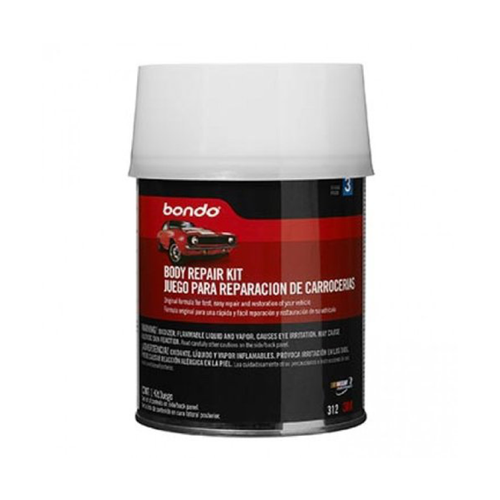 3M 312 Bondo Autobody Filler Kit Quart Can