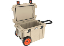 Load image into Gallery viewer, Pelican 45QW-2-TAN Wheeled Elite 45QT Cooler