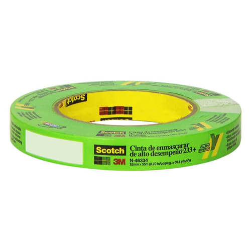 3M Scotch 46334 233+ 18mm x 55m Performance Masking Tape