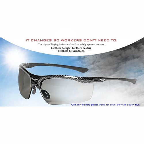 3M 13407-00000-5 Smart Lens Protective Eyewear, Photochromatic Lens