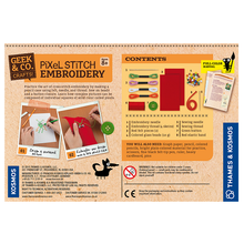 Load image into Gallery viewer, Thames and Kosmos 553011 Pixel Stitch Embroidery Kit