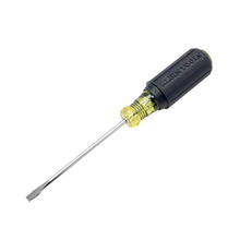 Load image into Gallery viewer, Klein Tools 601-4 3/16" Cabinet Tip Screwdriver 4" Shank