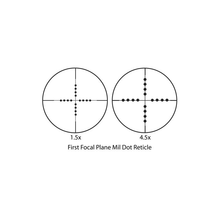 Load image into Gallery viewer, Barska AC10770 1.5-4.5x20mm Tactical Scope w/ First Focal Plane Mill-Dot Reticle