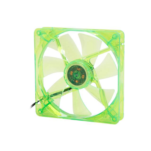 Apevia 14SL-GN 140mm Silent Green LED Case Fan