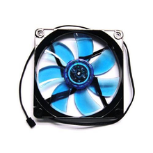 Load image into Gallery viewer, Apevia CF12SL-BBL 120mm Blue LED Case Fan