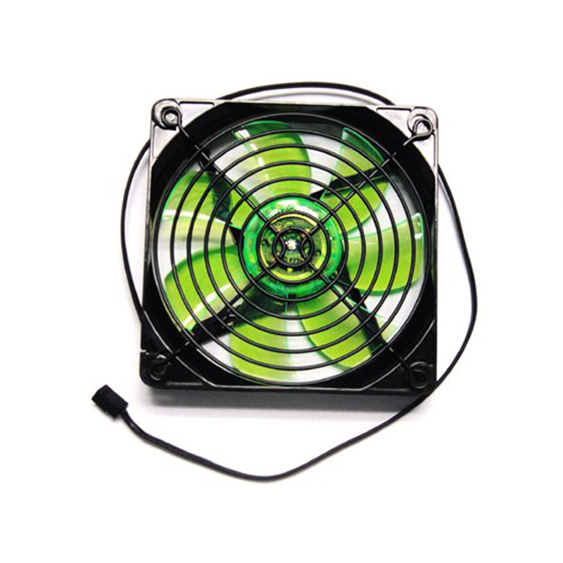 Apevia CF12SL-BGN 120mm Green LED Case Fan