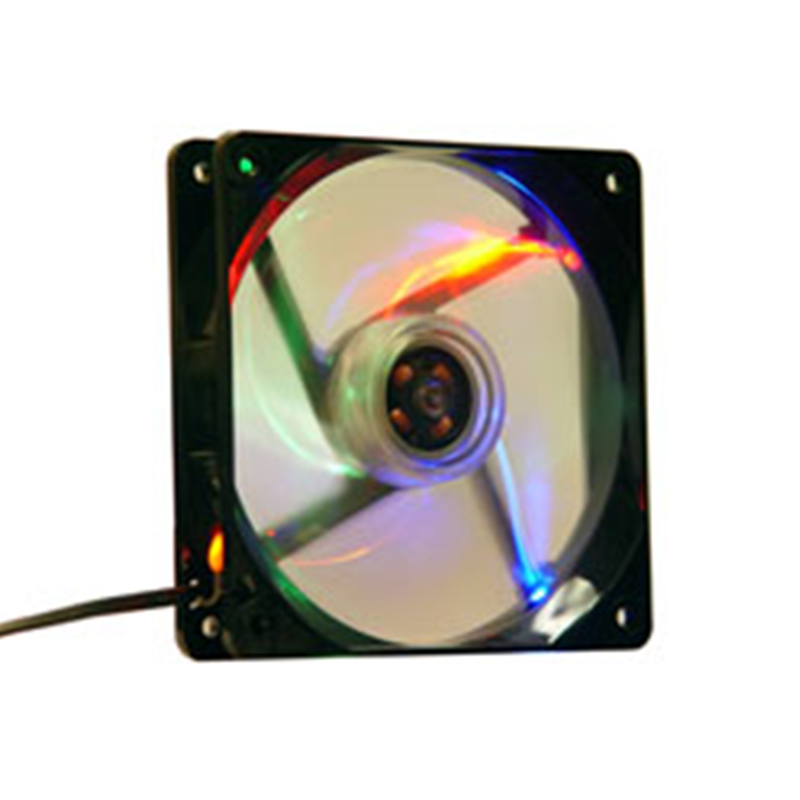 Apevia CF12SL-T4C 120mm Multi-Color LED Fan