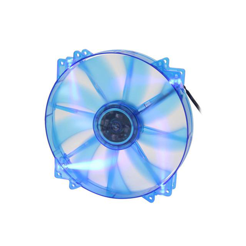 Apevia CF20SL-UBL 200mm SILENT Blue LED Case Fan