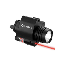 Load image into Gallery viewer, Barska AU12714 Red Laser with 200 Lumen Flashlight