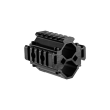 Load image into Gallery viewer, Barska AW12012 Double Shotgun Barrel Mount - Tri-Rail - 5 Sections