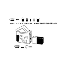 Load image into Gallery viewer, Velleman BATTEST Pocket Battery Tester