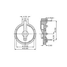 Load image into Gallery viewer, Velleman BH-001 19mm (CR2032) Battery Holder