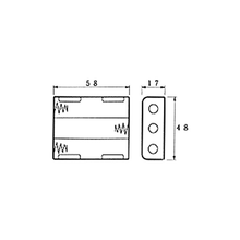 Load image into Gallery viewer, Velleman BH331A Battery Holder for 3 x AA Cell with Leads