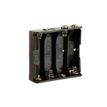 Load image into Gallery viewer, Velleman BH341B Battery Holder for 4 x AA-Cell with Snap Terminals