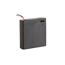 Load image into Gallery viewer, Velleman BH341BS Battery Holder for 4 x AA-Cell with Lead Terminals and Switch