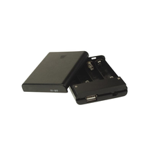 Load image into Gallery viewer, Velleman BH341USB Battery Holder for 4 x AA-Cell with USB Connector and Switch