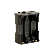 Load image into Gallery viewer, Velleman BH363B Battery Holder for 6 x AA-Cell with Snap Terminals