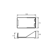 Load image into Gallery viewer, Velleman BH9V Battery Holder for 1 x 9V CELL with Leads