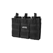 Load image into Gallery viewer, Barska BI12246 Loaded Gear CX-200 Triple Magazine Pouch (Black) By Barska