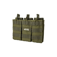 Load image into Gallery viewer, Barska BI12276 Loaded Gear CX-200 Triple Magazine Pouch (OD Green)