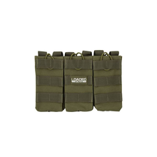 Load image into Gallery viewer, Barska BI12276 Loaded Gear CX-200 Triple Magazine Pouch (OD Green)