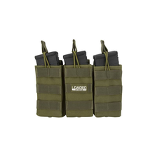 Load image into Gallery viewer, Barska BI12276 Loaded Gear CX-200 Triple Magazine Pouch (OD Green)