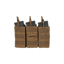 Load image into Gallery viewer, Barska BI12298 Loaded Gear CX-200 Triple Magazine Pouch (Dark Earth)