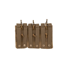 Load image into Gallery viewer, Barska BI12298 Loaded Gear CX-200 Triple Magazine Pouch (Dark Earth)