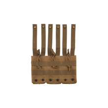 Load image into Gallery viewer, Barska BI12298 Loaded Gear CX-200 Triple Magazine Pouch (Dark Earth)