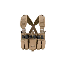 Load image into Gallery viewer, Barska BI12792 Tactical Chest Rig VX-400 Loaded Gear Tan (Flat Dark Earth)