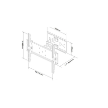 Load image into Gallery viewer, Bytecc BT-3260TSX Full Motion 32" to 60" Double Arm Extended LCD/PLASMA Wall Mount