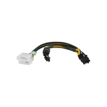 Load image into Gallery viewer, Athena Power CABLE-MPCIE4628 2 x Molex 4pin to 2 x PCI-Express 2.0 8pin(6+2pin)