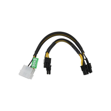 Load image into Gallery viewer, Athena Power CABLE-MPCIE4628 2 x Molex 4pin to 2 x PCI-Express 2.0 8pin(6+2pin)