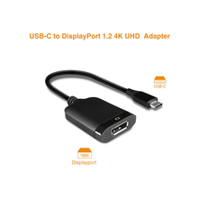 Load image into Gallery viewer, Vantec CB-CU300DP12 USB-C to DisplayPort 1.2 4K/60Hz UHD Active Adapter