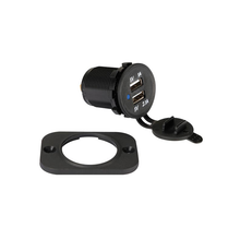 Load image into Gallery viewer, Velleman CC094 Flush Mount USB Car Charger (12-24 VDC In; 5 V Out)