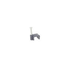 Load image into Gallery viewer, Velleman CFCF8G Cable Clip Flat, Grey, 8mm (100pcs/box)
