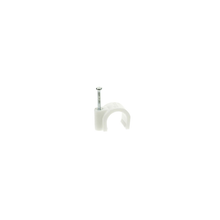 Load image into Gallery viewer, Velleman CFCR4W Round cable clip, white, 4mm (100pcs/box)