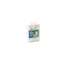 Load image into Gallery viewer, Velleman CFCR4W Round cable clip, white, 4mm (100pcs/box)