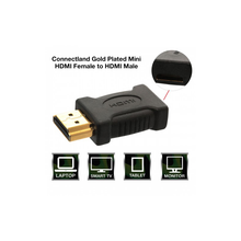 Load image into Gallery viewer, Syba CL-ADA31016 HDMI Male to Mini HDMI Female Adapter