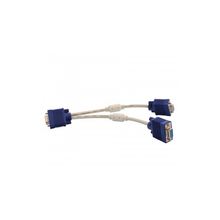 Load image into Gallery viewer, Syba CL-CAB32001 VGA HD15 Male to Dual VGA HD15 Female Adapter