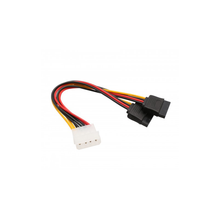 Load image into Gallery viewer, Syba CL-CAB40021 4 Pin Molex Male to Two 15 Pin SATA Power Cable
