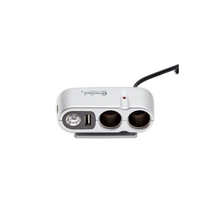 Load image into Gallery viewer, Syba CL-CAR-U2SOC USB Car Charger with 2 Socket Car Splitter Adapter Charger